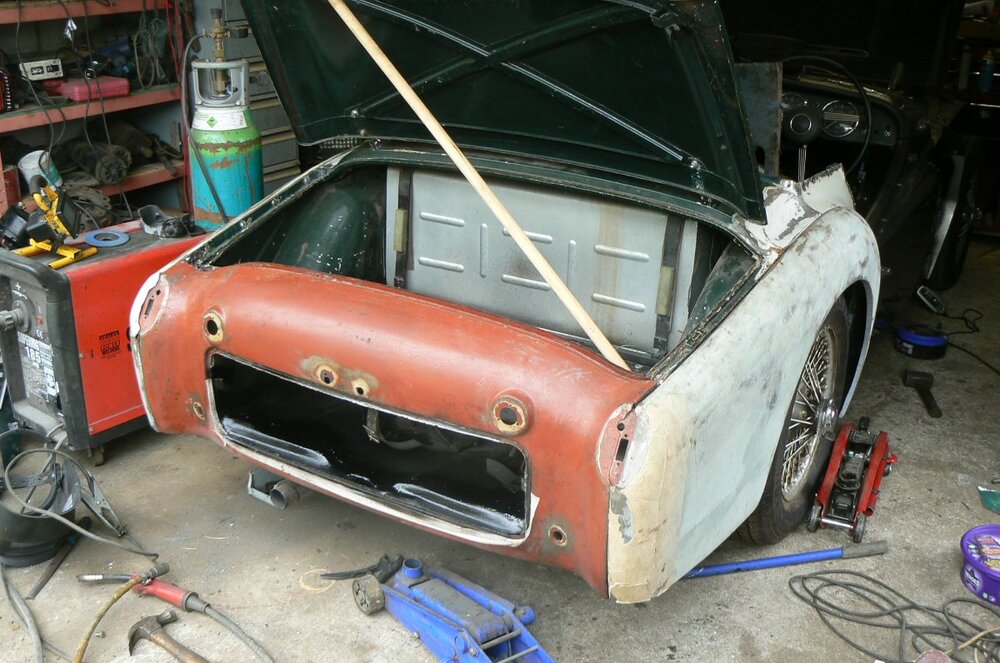 TR3 rear lower closing panel. - Page 4 - TR2/3/3A/3B Forum - TR Forums