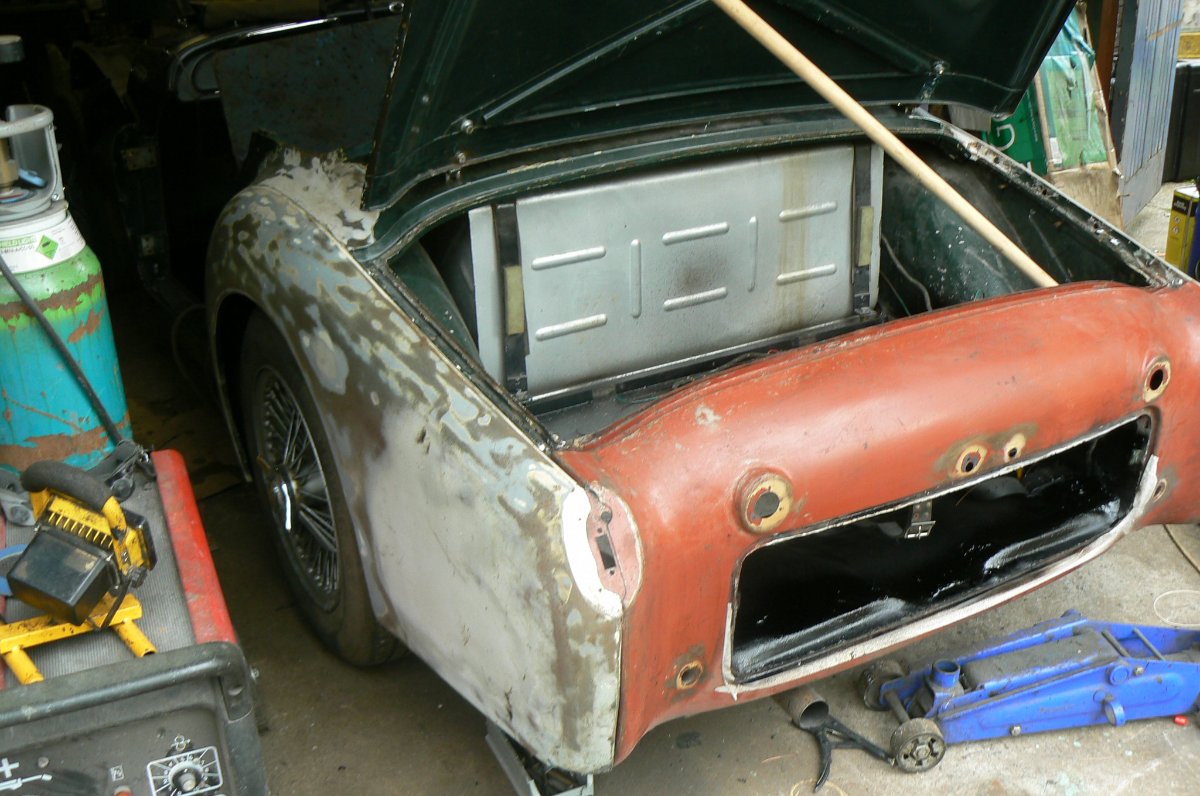 TR3 rear lower closing panel. - Page 4 - TR2/3/3A/3B Forum - TR Forums