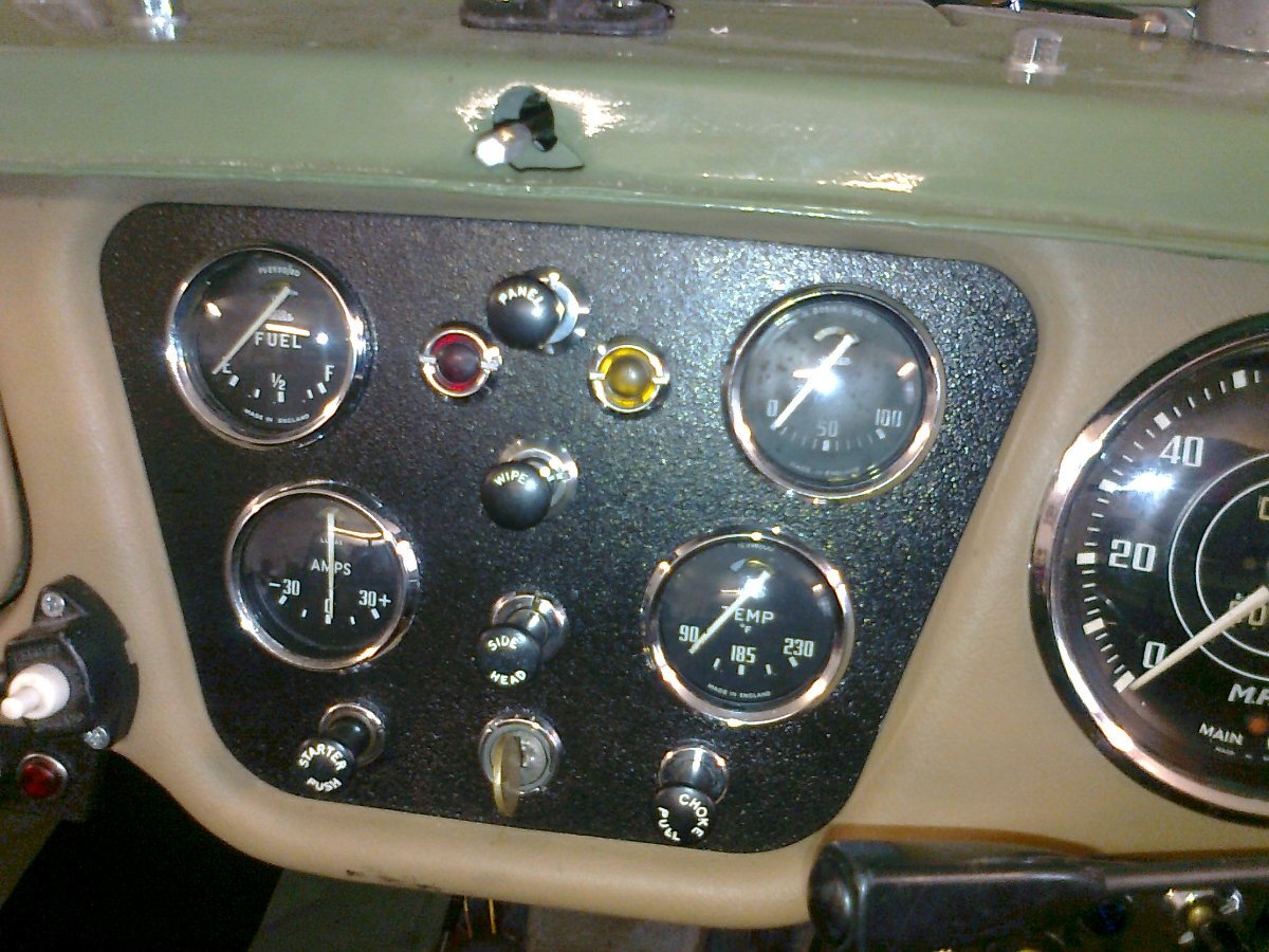 Tr3 Rear Panel Chrome Bezels for TR-3 Panel - TR2/3/3A/3B Forum - TR Forums